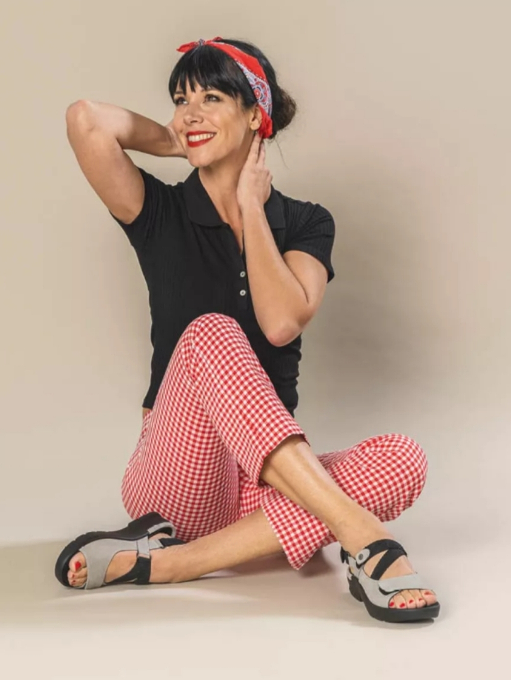 Wolky Lisse Women's Gray Open-Toe Adjustable Strap Sandals Size EU 40 (US 9-9.5)